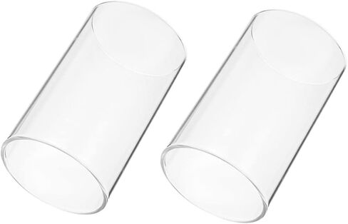 Ciieeo 2pcs شمعة القبة الشفافة تغطي حاملي الشمعة الزخرفية لإضاءة المزاج Cloche Cloche للمنزل و in Kuwait