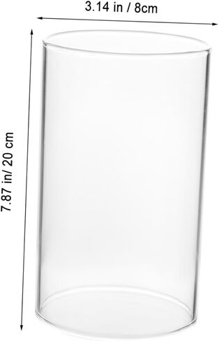Ciieeo 2pcs شمعة القبة الشفافة تغطي حاملي الشمعة الزخرفية لإضاءة المزاج Cloche Cloche للمنزل و in Kuwait
