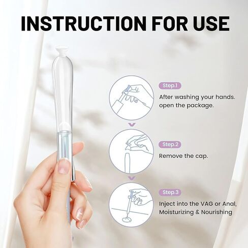 مرطب مهبلي - حاقن ملوك أنثوي حميم لجفاف النساء - هلام تدليك مسبق مملوءة بالنساء (10 أجزاء) in Saudi Arabia