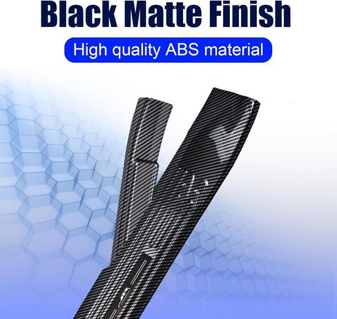 Carbon Fiber Door Sill Protector, Interior & Exterior Anti-Scratch Guards, Compatible with 2025 Toyota 4Runner (Exterior Door Sill) in Saudi Arabia