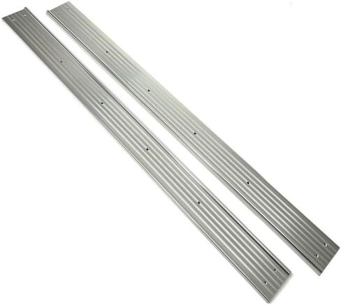 Omega Door Sill Cover Aluminium Trim مجموعة متوافقة مع VW Karmann Ghia Coupe & Convertible (1965-1974) (أغسطس 1964-1974) in Saudi Arabia
