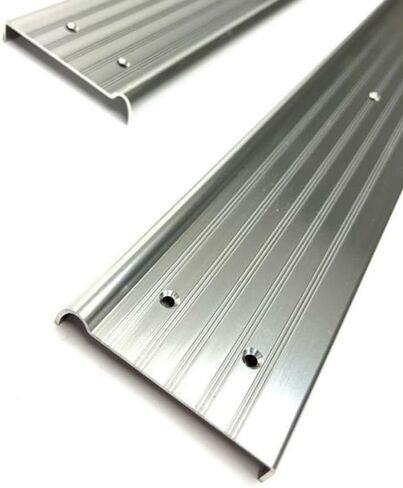 Omega Door Sill Cover Aluminium Trim مجموعة متوافقة مع VW Karmann Ghia Coupe & Convertible (1965-1974) (أغسطس 1964-1974) in Saudi Arabia
