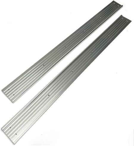 Omega Door Sill Cover Aluminium Trim مجموعة متوافقة مع VW Karmann Ghia Coupe & Convertible (1965-1974) (أغسطس 1964-1974) in Saudi Arabia