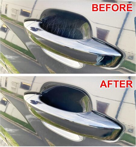 yellopro مخصصة Fit Door Handle Cup 3M Scotchgard Anti Scratch Clear Pra Paint Partector Cover Cover Self -Elect PPF Kit لعام 2021 2022 2023 2024 2025 شيفروليه تاهو ، ضواحي سيارات الدفع الرباعي in Saudi Arabia