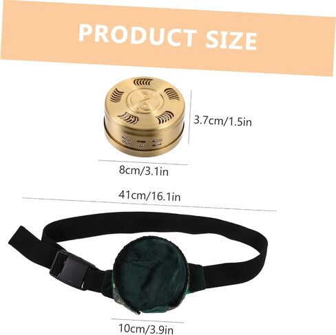 2Pcs Moxibustion Box Set with Velvet Smoke Filter Cover, Copper Moxa Stick Holder for Full Body Use, Traditional Chinese Therapy for Home in Saudi Arabia