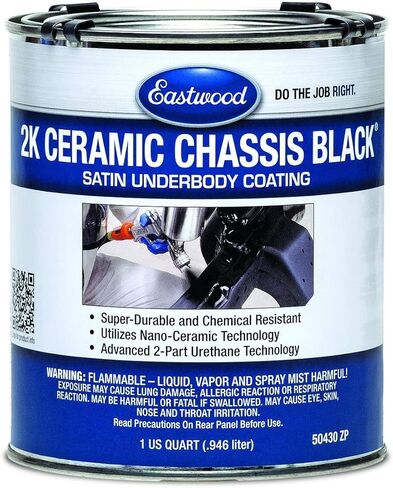 Eastwood 2K Ceramic Chassis Black Satin Quart Chip UV Dries Dries in Saudi Arabia