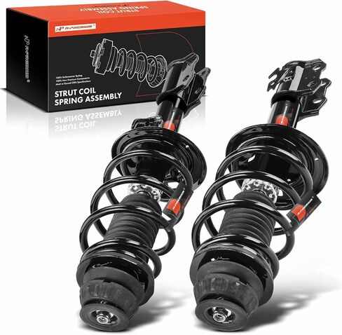 A-Premium Front Complete Strut & Coil Spring Assembly Compatible with Toyota Yaris 2012 2013 2014 2015, Hatchback, 2-PC Set in Saudi Arabia