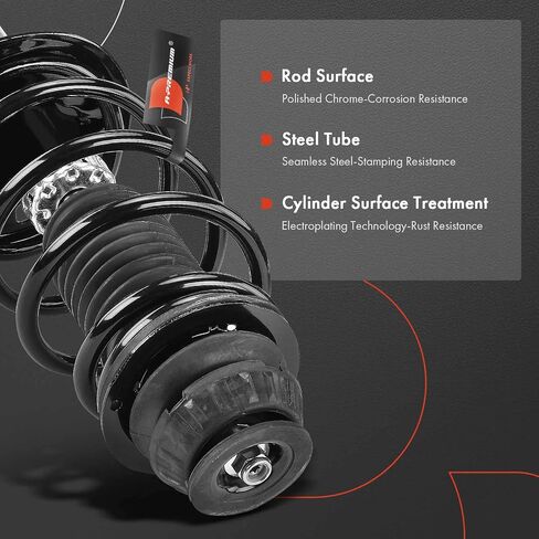 A-Premium Front Complete Strut & Coil Spring Assembly Compatible with Toyota Yaris 2012 2013 2014 2015, Hatchback, 2-PC Set in Saudi Arabia