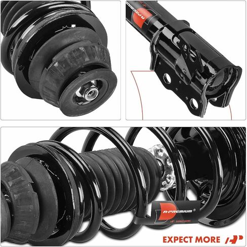 A-Premium Front Complete Strut & Coil Spring Assembly Compatible with Toyota Yaris 2012 2013 2014 2015, Hatchback, 2-PC Set in Saudi Arabia