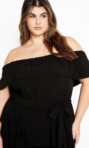 City Chic Women's Plus Size Playsuit - Kiki in Saudi Arabia