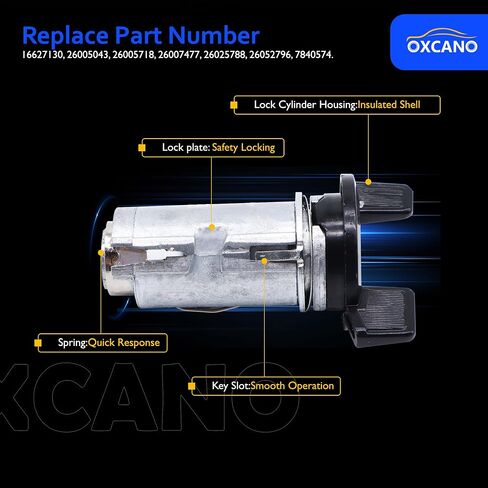 اسطوانة قفل الإشعال 7840574 استبدال GM Car Van Van Pick SuV Suv Swatch Switch Switch Cylinder مع استبدال المفتاح لـ Chevy C1500 C2500 C3500 K1500 K2500 K3500 in Saudi Arabia
