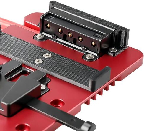 Alvins V Mount Battery Plate for DJI Ronin 4D, V Mount Plate with 6-pin 1B DC-in Out Put Battery Mounts Plate for Ronin 4D in Kuwait
