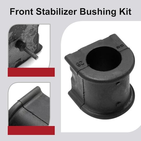 UOIENRT K200616 K200704 Front Stabilizer Bushing Kit, Replacement for Toyota Sienna 2004-2019, Highlander 2008-2020, RX350 RX450H 2010-2015, ES350 ES300H 2007-2018 (2 Packs) in Saudi Arabia