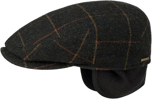 Stetson Kent Wool Ivy Cap with Earflaps Men | Made in The EU in Saudi Arabia