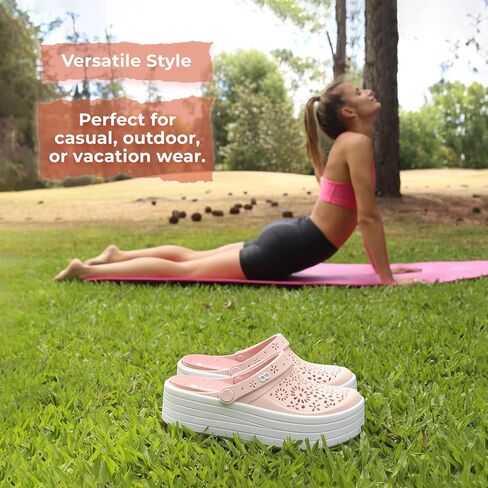 بالي - تسد للنساء | أنيقة منصة مقاومة للماء | أحذية مائية للسيدات خفيفة الوزن مثالية للصيف ، والملابس غير الرسمية والخارجية in Kuwait