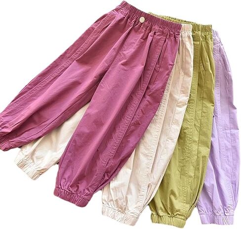 Dance Sweatpants Girls Cargo Pants Kids Boys Hip Hop Outfits Toddler Girls Elastic Waist with Pockets Street Joggers in Saudi Arabia