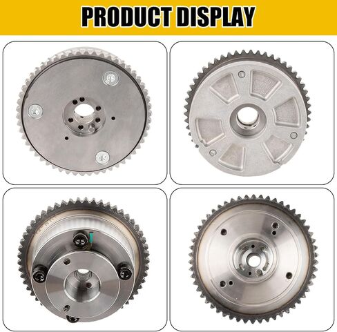 Exhaust & Intake CVVT Camshaft Gear- 24370-2E020 & 24350-2E700 Automotive CVVT Assembly Fits for Elantra 2.0L 2017-2020, for Kona 2.0L 2018-2021, Veloster 2.0L 2019-2021 in Saudi Arabia