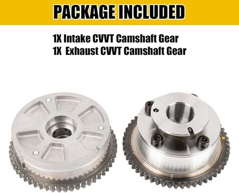 Exhaust & Intake CVVT Camshaft Gear- 24370-2E020 & 24350-2E700 Automotive CVVT Assembly Fits for Elantra 2.0L 2017-2020, for Kona 2.0L 2018-2021, Veloster 2.0L 2019-2021 in Saudi Arabia