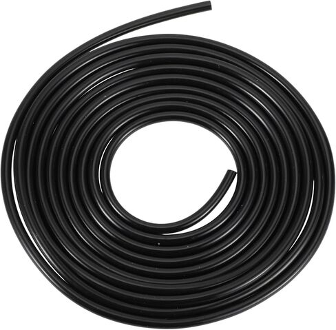 Petrol Fuel Line 5ft 1/8" ID Fuel Line Hose 1/5" OD Gas Line Pipe Hose for Chainsaw, String Trimmer and Blower Petrol Small Powersports Engines Black in Saudi Arabia