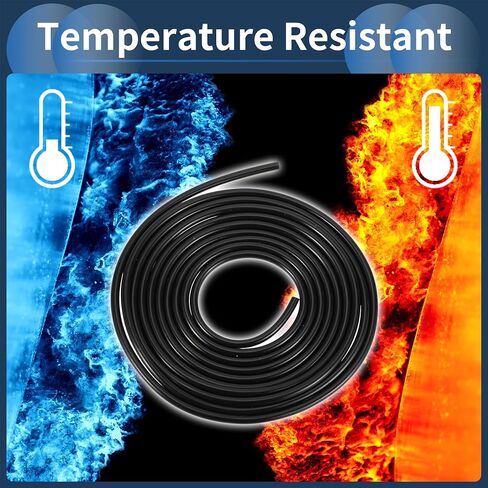 Petrol Fuel Line 5ft 1/8" ID Fuel Line Hose 1/5" OD Gas Line Pipe Hose for Chainsaw, String Trimmer and Blower Petrol Small Powersports Engines Black in Saudi Arabia