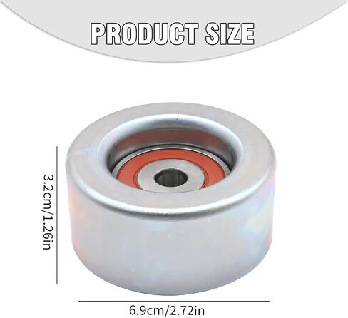 UOIENRT 2Pcs 166040P010 Idler Pulley Replacement for Lexus ES350 2007-2021, Replacement for Toyota 4Runner 2003-2021, Camry 2007-2021, Replaces 166040P011 1660431010 1660431020 in Saudi Arabia