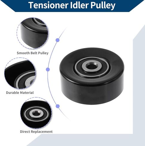 No.252863C100/252863C250 Drive Belt Idler Pulley for Hyundai Santa Fe 2007-2018 for Kia Sedona 2006-2012 Serpentine Tensioner Pulley Idler 1 Pc in Saudi Arabia