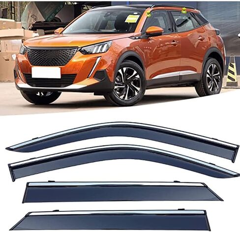 Car Wind deflectors Car Wind Deflectors for 2008 2020-2022, Deflector Shield Side Window Sun Rain Guards Visor Stick-on Fitment in Saudi Arabia