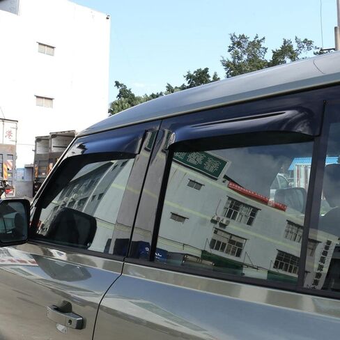Car Wind deflectors Car Wind Deflectors for Land Defender 90 110 2020-2023, Deflector Shield Side Window Sun Rain Guards Visor Stick-on Fitment in Saudi Arabia