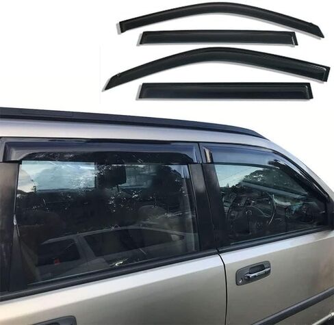 Car Wind deflectors Car Wind Deflectors for X-Trail T30 2001 2002 2003 2004 2005 2006 2007, Deflector Shield Side Window Sun Rain Guards Visor Stick-on Fitment in Saudi Arabia