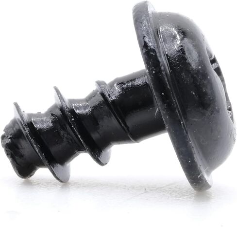 براغي لوحة ترخيص المقاوم المقاوم للصدأ Resplacementscrews متوافقة مع Tesla Model S (جميع السنوات ومستويات القطع) - مطلي بأكسيد أسود (حزمة 4) in Saudi Arabia