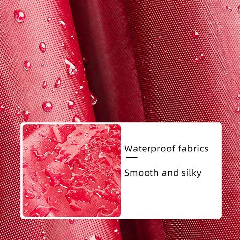 haozaikeji Motorcycle Raincoat for Two, Waterproof Hoodie Rain Cape Mobility Scooter Outdoor Rain Poncho Universal Bike E-bike Rain Coat with Detachable Hat Brim Reflective Strip for Double Ride in Kuwait