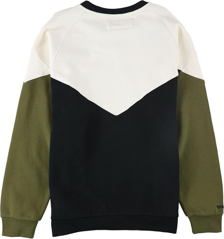 Mitchell & Ness Mens Trading Block Crew Sweatshirt, Multicoloured, Large in Saudi Arabia