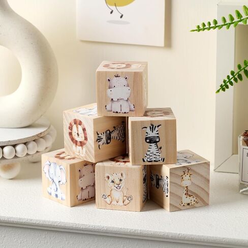 Kigley 6 Pcs Nursery Decor for Girls and Boys Nursery Decor Watercolor Shelf Decor for Bedroom Playroom Gifts(You are My Sunshine) in Saudi Arabia