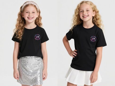 قميص عيد ميلاد الفتيات العاشر ، أرقائي المزدوجة عصر tshirt لمدة 10 سنوات ، إنه قميص عيد ميلادي تي شيرت تي شيرت in Kuwait