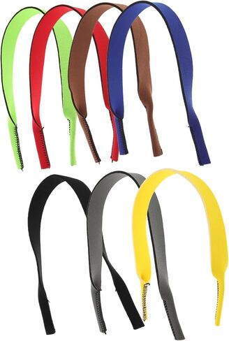 Yardwe 7pcs غير متماسك للمنزلات الحبلات مع مشبك القفل Clamp Swim Swim Goggle لارتداء مريح لأنشطة المياه يمنع فقدان النظارات in Saudi Arabia