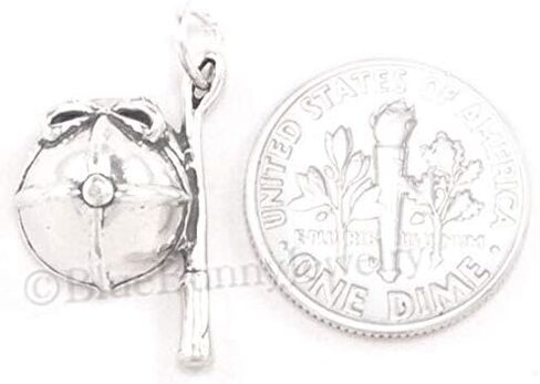 Horse RIDING charm HAT CROP Charm Equestrian Pendant STERLING SILVER 3D 925 .925 in Saudi Arabia