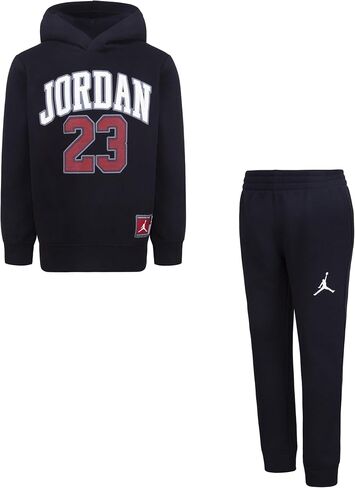 Jersey 23 Pullover و Jogger Preschool Set (الأسود/الأحمر) in Saudi Arabia
