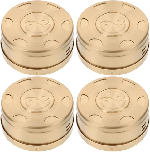 4pcs Box Moxibustion Box Moxa Burning Tool Moxa Purifier Moxibustion Kit Moxibustion Bag Moxa Moxibustion Stick Moxa Burner Holder Moxibustion Device Moxibustion Burner Case Copper in Saudi Arabia