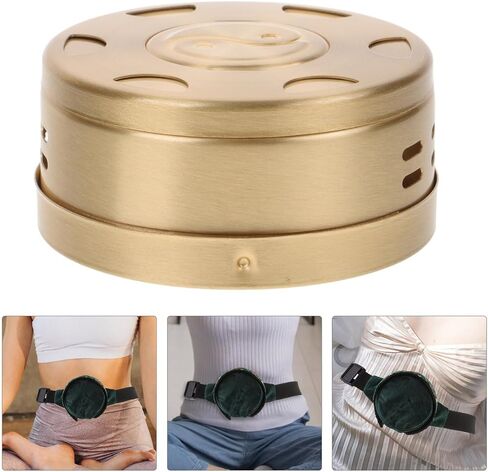4pcs Box Moxibustion Box Moxa Burning Tool Moxa Purifier Moxibustion Kit Moxibustion Bag Moxa Moxibustion Stick Moxa Burner Holder Moxibustion Device Moxibustion Burner Case Copper in Saudi Arabia