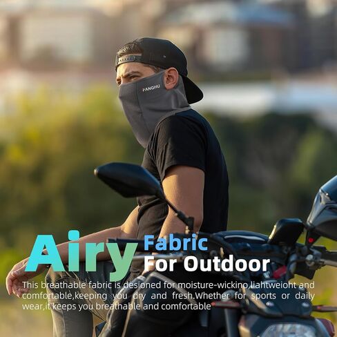 Sun Face Mask UV Protection for Men Women，Breathable Cooling Neck Gaiter Face Cover Scarf for Skiing Fishing Hiking Cycling in Saudi Arabia