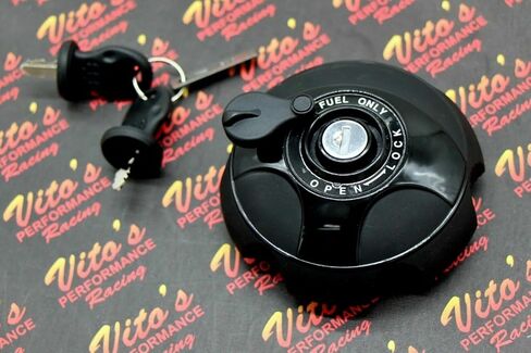 Vito's Performance LOCKING Fuel GAS CAP Polaris UTV ATV Sportsman Ranger RZR 800 900 1000 570 Black Metal Locking Cap Compatible with Polaris UTVs and ATVs in Saudi Arabia