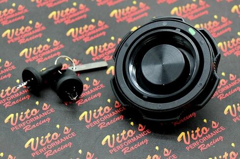 Vito's Performance LOCKING Fuel GAS CAP Polaris UTV ATV Sportsman Ranger RZR 800 900 1000 570 Black Metal Locking Cap Compatible with Polaris UTVs and ATVs in Saudi Arabia