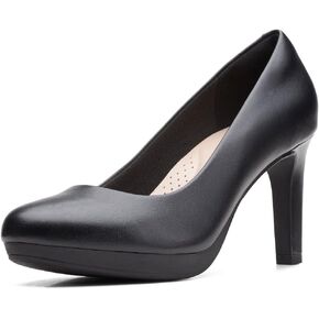Clarks womens Ambyr Joy Pump, Black Leather, 6 US in Kuwait