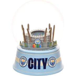 تجميس الأشجار X مانشستر سيتي نادي كرة القدم الرسمي استاد الثلج Snowglobe Limited Edition Christmas Snow Globe قابل للتحصيل in Kuwait