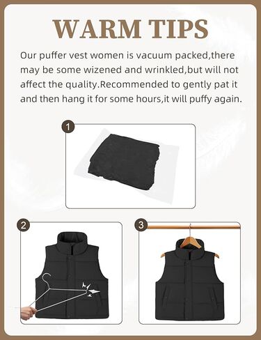 نساء سترة سترة من طوق الرمز البريدي سترات اقتصاص السقوط بلا أكمام السترات المبطنة الشتاء الشتاء العصرية 2025 in Kuwait