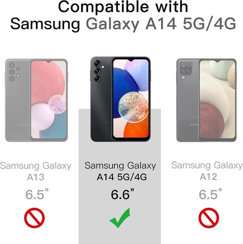 JETech Screen Protector for Samsung Galaxy A52 / A52 5G / A52s 5G with Camera Lens Protector, Tempered Glass Film, HD Clear, 2-Pack Each in Saudi Arabia
