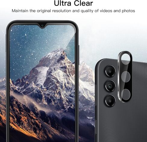 JETech Screen Protector for Samsung Galaxy A52 / A52 5G / A52s 5G with Camera Lens Protector, Tempered Glass Film, HD Clear, 2-Pack Each in Saudi Arabia