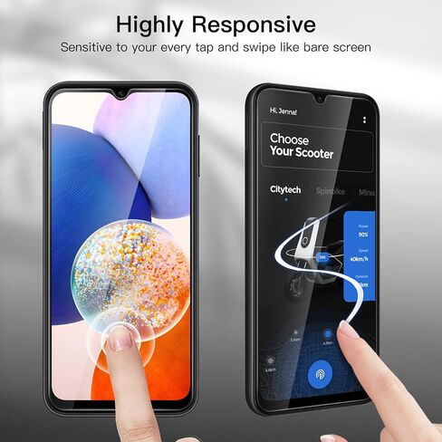 JETech Screen Protector for Samsung Galaxy A52 / A52 5G / A52s 5G with Camera Lens Protector, Tempered Glass Film, HD Clear, 2-Pack Each in Saudi Arabia