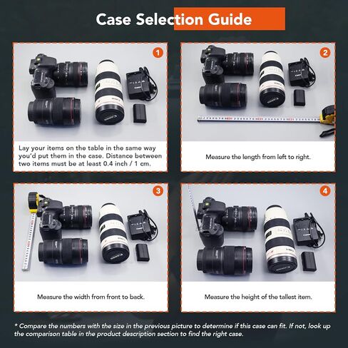 Lykus HC-3810 Waterproof Hard Case with Customizable Foam Insert, Interior Size 14.96x11.02x5.3 in, Suitable for camera,lens,drone,mic,flashlight,telescope,action cam,electronics,tools,and more in Kuwait