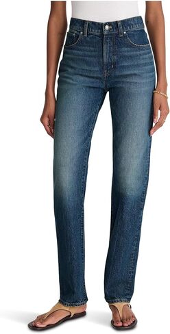 Madewell للسيدات Longline Jean straight Jean in Greendale Wash in Saudi Arabia